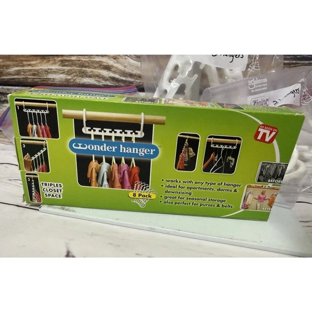 Wonder Hanger 19 Pack Closet Space Saving Organizing As Seen on TV